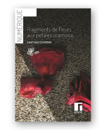 Couverture de Fragments de fleurs aux pétales cramoisis numérique de Santiago Eximeno